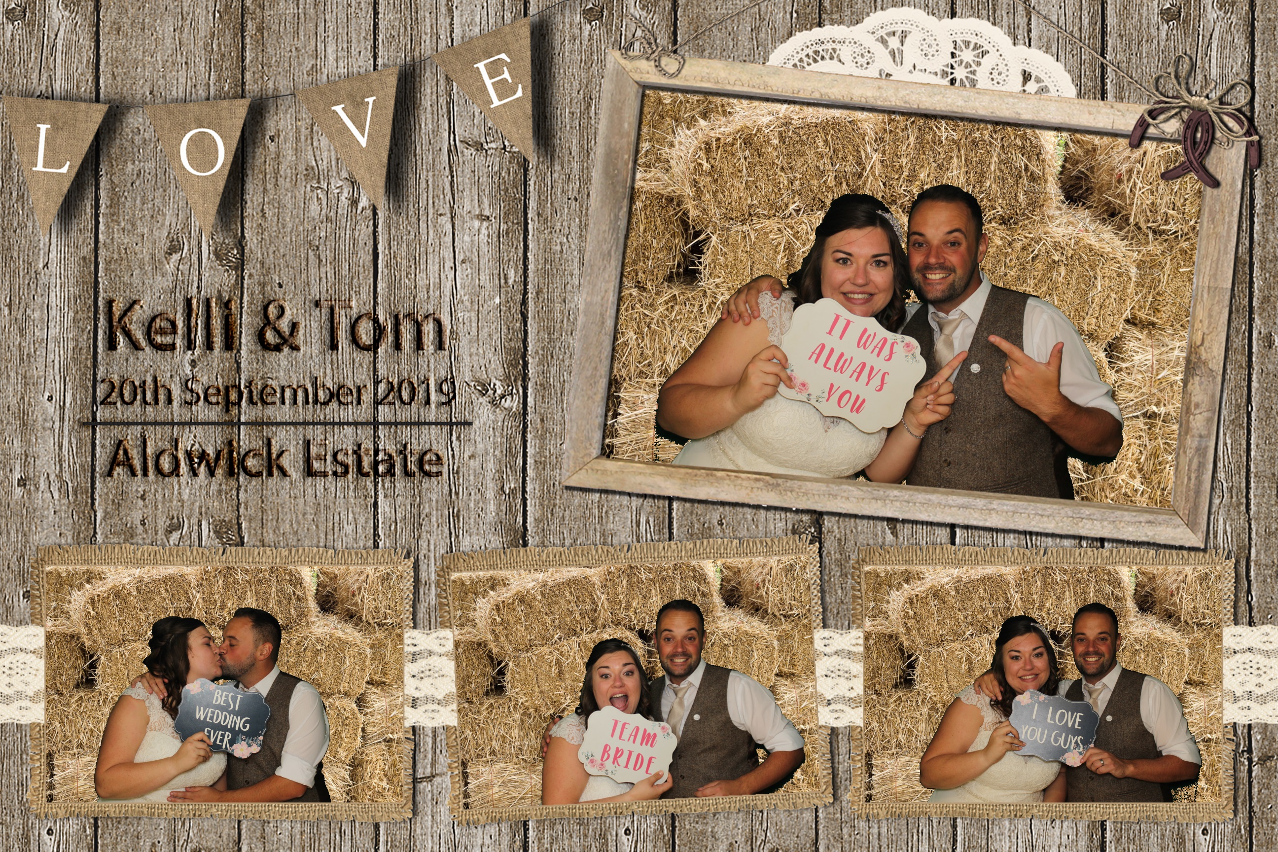 Kelli & Tom's Wedding | View more photos from the event at images.mobile-photo-booth.com/u/MobilePhotoBoothUK/Kelli-Toms-Wedding